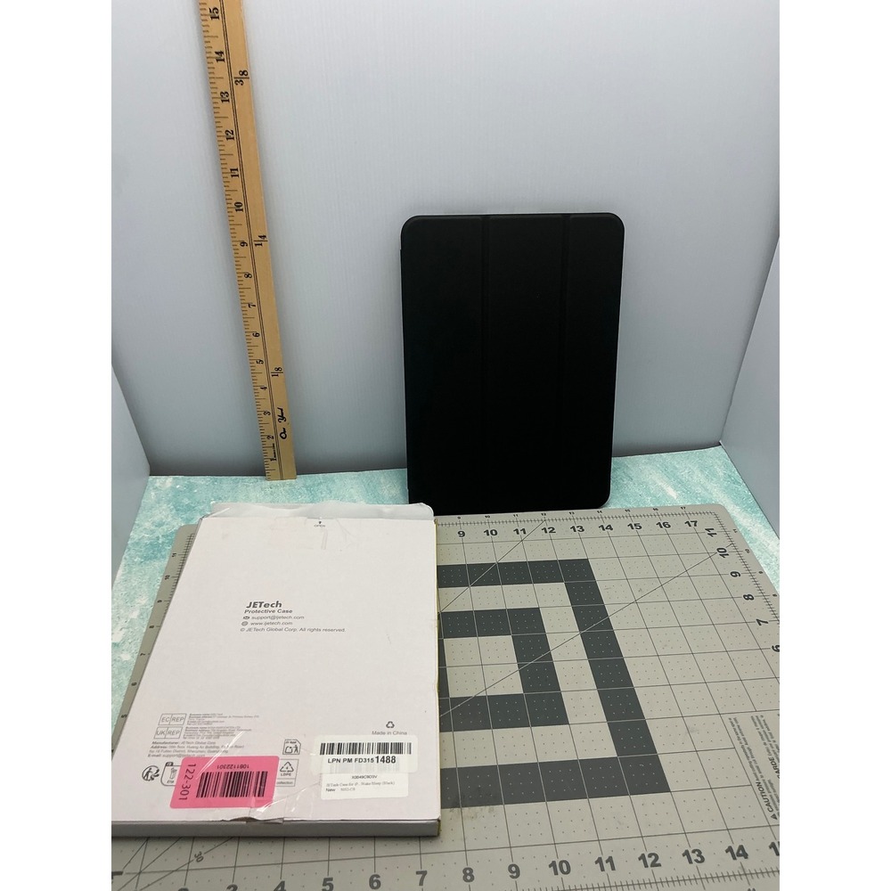 JETech Case for iPad Pro 11-Inch M4 M5 Black Slim Protective Trifold Stand Cover